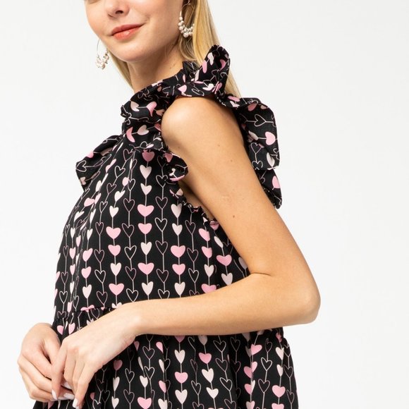 Sweetheart Peplum Top NWT - Picture 2 of 5